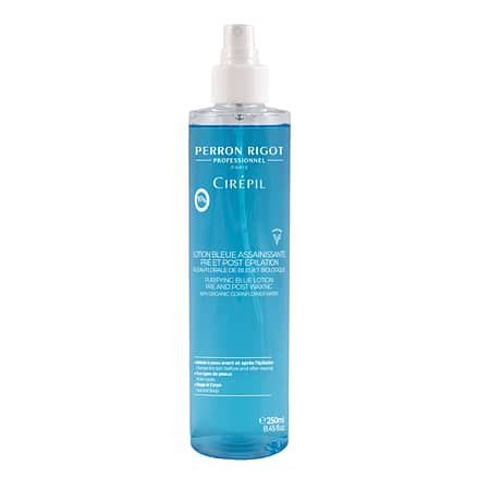 perron rigot cirepil pre & post wax purifying blue lotion 250ml