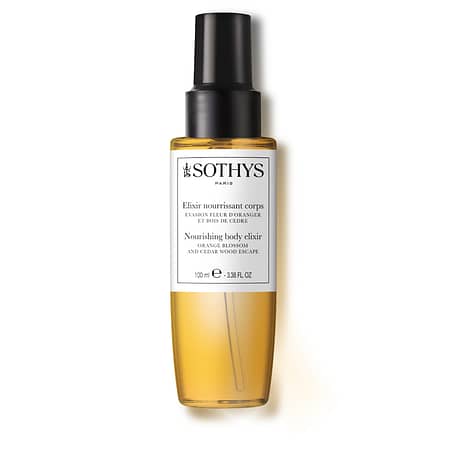 sothys nourishing body elixir orange blossom cedar wood escape 100ml