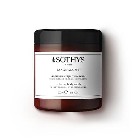 sothys relaxing body scrub cherry blossom lotus escape 200ml