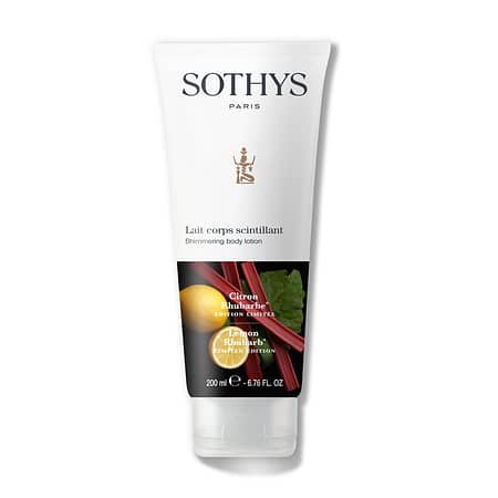 180210 Sothys Shimmering Body Lotion Lemon Rhubarb 200ml
